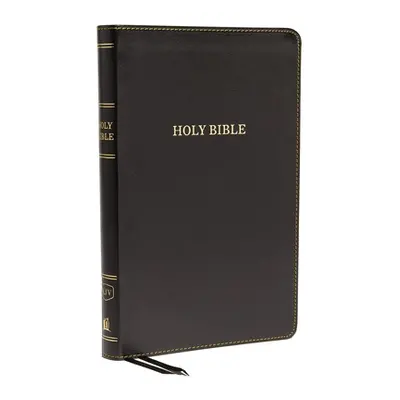 "KJV, Thinline Bible, Standard Print, Imitation Leather, Black, Indexed, Red Letter Edition" - "