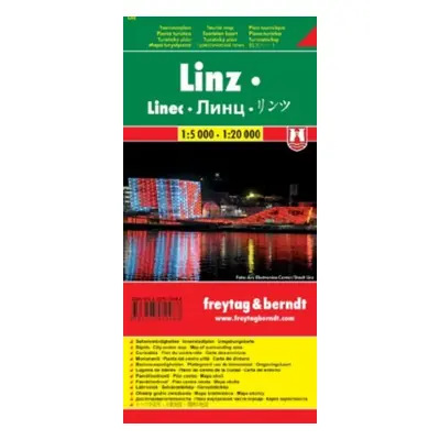 "Linz Tourist Map 1:5 000 - 1:20 000" - "" ("")(Sheet map, folded)