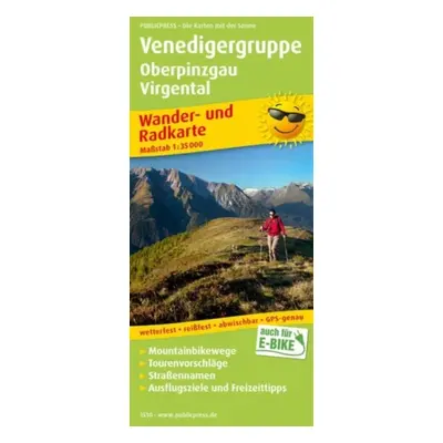 "Venice group, hiking and cycling map 1:35,000" - "" ("")(Sheet map, folded)