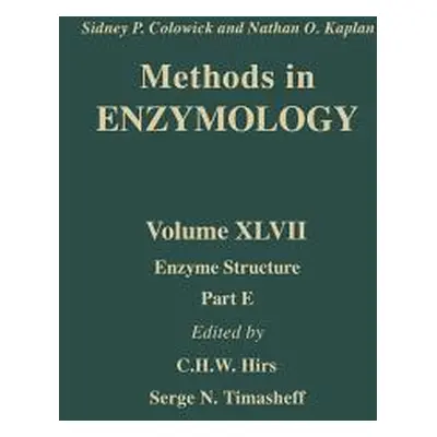 "Enzyme Structure, Part E: Volume 47" - "" ("Kaplan Nathan P.")(Pevná vazba)