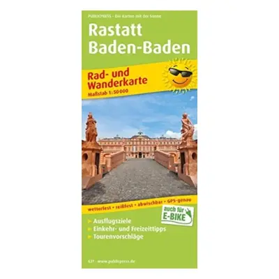 "Rastatt, Baden-Baden" - "" ("")(Sheet map, folded)