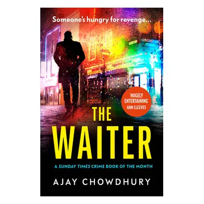 "Waiter" - "the award-winning first book in a thrilling new detective series" ("Chowdhury Ajay")