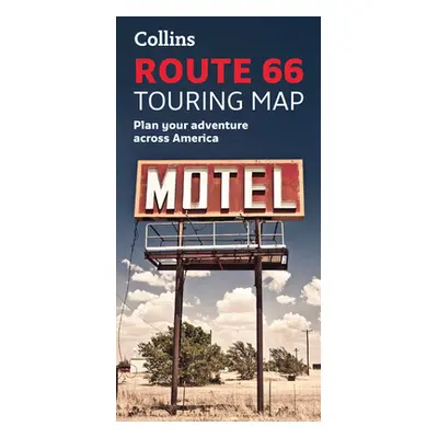 "Collins Route 66 Touring Map: Plan Your Adventure Across America" - "" ("Collins Maps")(Folded)