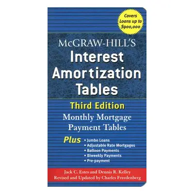 "McGraw-Hill's Interest Amortization Tables, Third Edition" - "" ("Estes Jack")(Paperback)