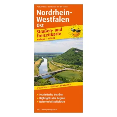 "North Rhine-Westphalia East" - "" ("")(Sheet map, folded)