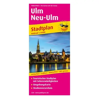 "Ulm / Neu-Ulm" - "" ("")(Sheet map, folded)