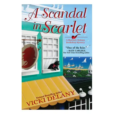 "Scandal In Scarlet" - "A Sherlock Holmes Bookshop Mystery" ("Delany Vicki")(Pevná vazba)