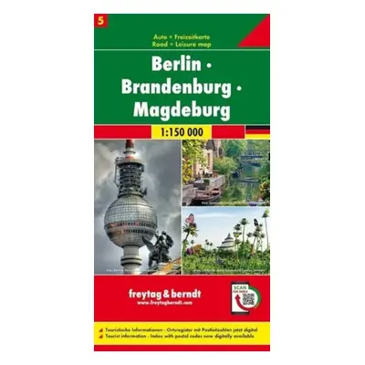 "Berlin - Brandenburg - Magdeburg" - "" ("")(Sheet map, folded)