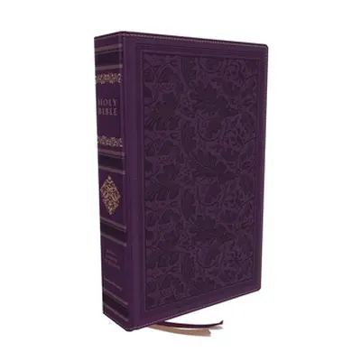 "Kjv, Sovereign Collection Bible, Personal Size, Leathersoft, Purple, Red Letter Edition, Comfor