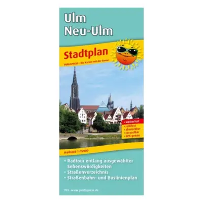 "Ulm / Neu-Ulm" - "" ("")(Sheet map, folded)