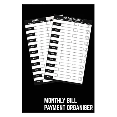 "Monthly Bill Payment Organiser: Budget Monthly Bills & Expenses With This Money Tracker with a 