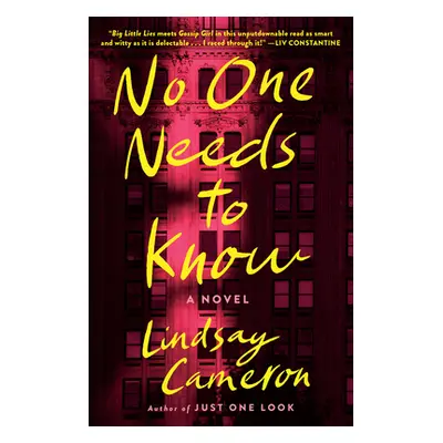 "No One Needs to Know" - "" ("Cameron Lindsay")(Paperback)