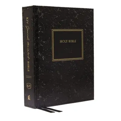 "KJV, Journal the Word Bible, Hardcover, Black, Red Letter Edition, Comfort Print: Reflect, Jour