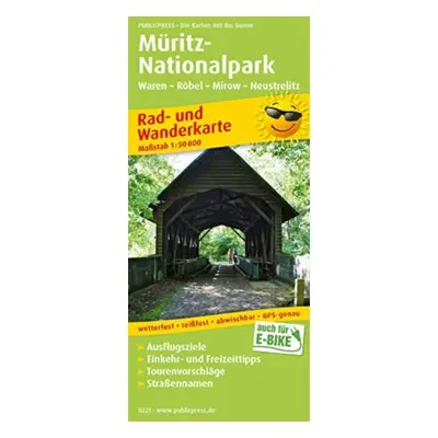 "Muritz National Park, cycling and hiking map 1:50,000" - "" ("")(Sheet map, folded)