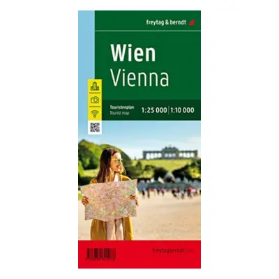 "Vienna Tourist Map 1:8 500 - 1:25 000" - "" ("")(Sheet map, folded)