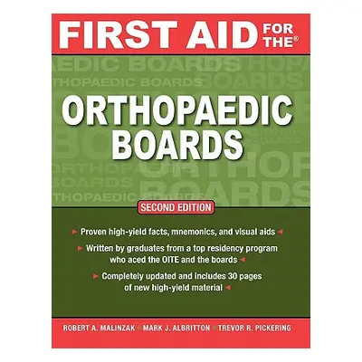 "First Aid for the Orthopaedic Boards, Second Edition" - "" ("Malinzak Robert")(Paperback)