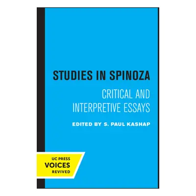 "Studies in Spinoza: Critical and Interpretive Essays" - "" ("Kashap S. Paul")(Paperback)