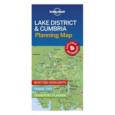 "Lonely Planet Lake District & Cumbria Planning Map 1" - "" ("Lonely Planet")(Folded)