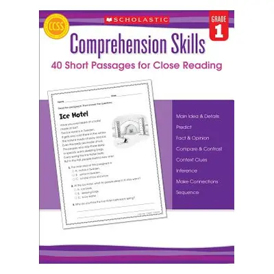 "Comprehension Skills: 40 Short Passages for Close Reading: Grade 1" - "" ("Beech Linda")(Paperb