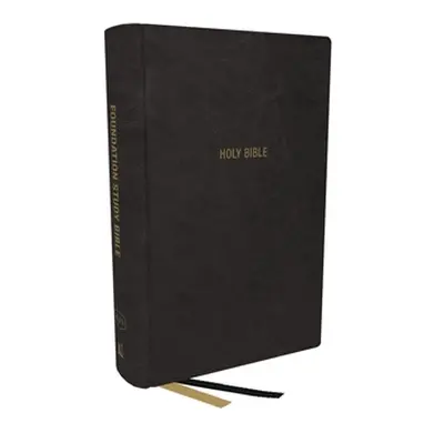 "Kjv, Foundation Study Bible, Large Print, Leathersoft, Black, Red Letter, Comfort Print: Holy B