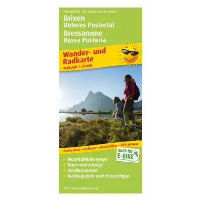 "Brixen - Lower Pustertal / Bressanone - Bassa Pusteria, hiking and cycling map 1:35,000" - "" (