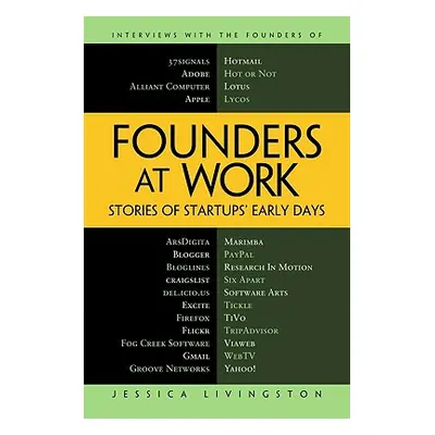 "Founders at Work: Stories of Startups' Early Days" - "" ("Livingston Jessica")(Pevná vazba)