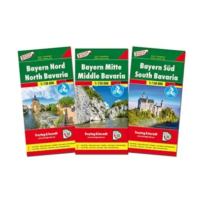 "Bavaria North, Middle & South set" - "" ("")(Sheet map, folded)