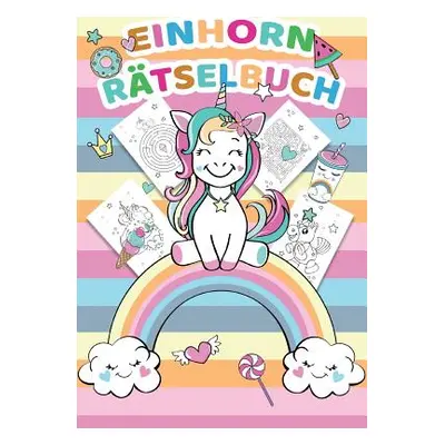 "Einhorn Rtselblock und Rtselbuch fr Kinder - Einhorn Rtsel fr Kinder ab 5 Jahren - Logikrtsel, 