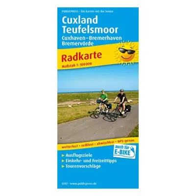 "Cuxland - Teufelsmoor, Cuxhaven - Bremerhaven, Bremervarde" - "" ("")(Sheet map, folded)