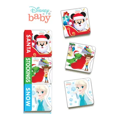 "Disney Baby Santa, Stockings, Snow" - "" ("Disney Books")(Board Books)