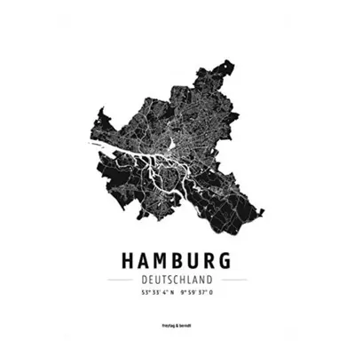 "Hamburg, Designposter" - "" ("")(Sheet map, folded)