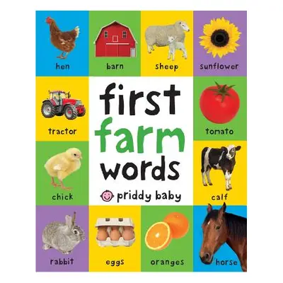 "First 100 Padded: First Farm Words" - "" ("Priddy Roger")(Board Books)