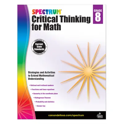 "Spectrum Critical Thinking for Math, Grade 8" - "" ("Spectrum")(Paperback)