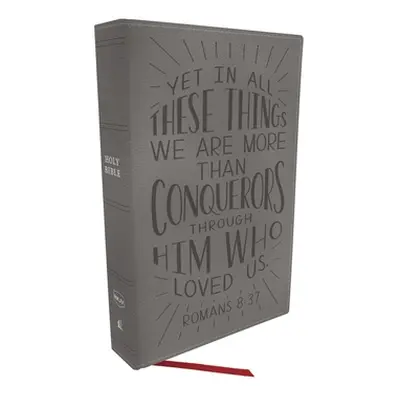 "Nkjv, Holy Bible for Kids, Verse Art Cover Collection, Leathersoft, Gray, Comfort Print: Holy B