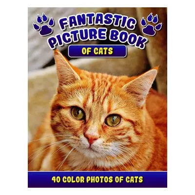 "Fantastic Picture Book of Cats. 40 Color Photos of Cats: Cat Names Picture Book Gift for Adults