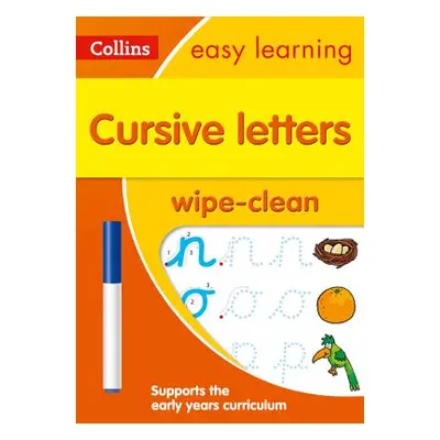 "Cursive Letters Age 3-5 Wipe Clean Activity Book" - "Ideal for Home Learning" ("Collins Easy Le