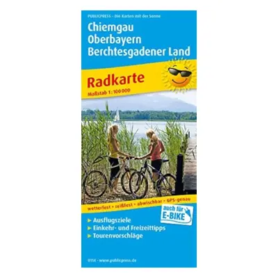 "Chiemgau - Upper Bavaria - Berchtesgadener Land, cycling map 1:100,000" - "" ("")(Sheet map, fo