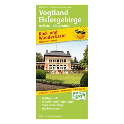 "Vogtland - Elstergebirge, cycling and hiking map 1:50,000" - "" ("")(Sheet map, folded)