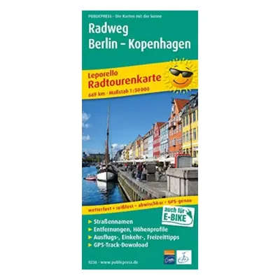 "Cycle route Berlin - Copenhagen 1:50,000" - "" ("")(Sheet map, folded)