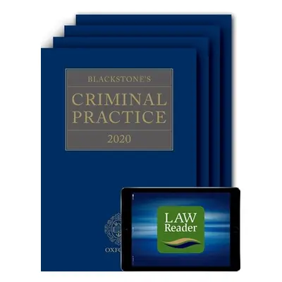 "Blackstone's Criminal Practice 2020 (Book, All Supplements, and Digital Pack) [With eBook]" - "