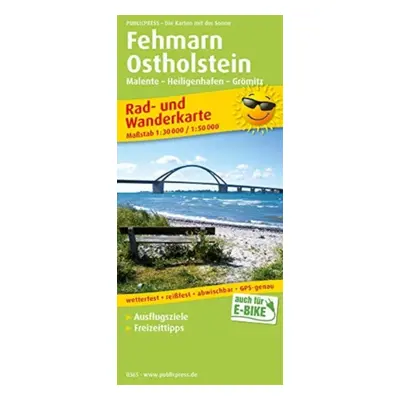 "Fehmarn - Ostholstein, cycling and hiking map 1:30,000" - "" ("")(Sheet map, folded)