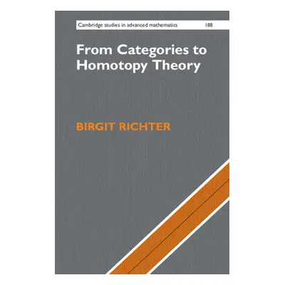 "From Categories to Homotopy Theory" - "" ("Richter Birgit")(Pevná vazba)