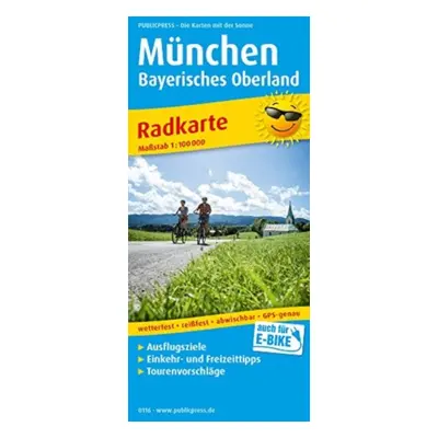 "Munich - Bavarian Oberland, cycling map 1:100,000" - "" ("")(Sheet map, folded)