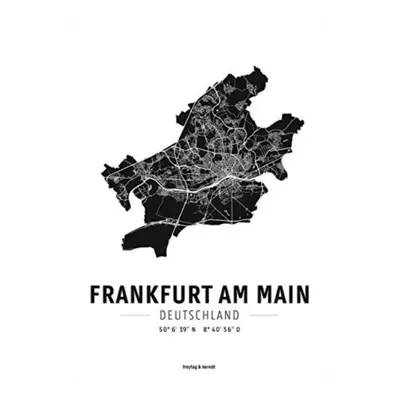 "Frankfurt am Main, design poster, glossy photo paper" - "" ("")(Sheet map, folded)