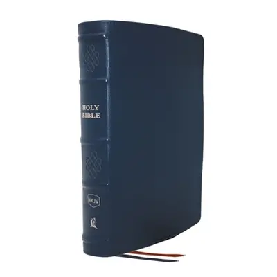 "Nkjv, Single-Column Reference Bible, Genuine Leather, Blue, Comfort Print: Holy Bible, New King