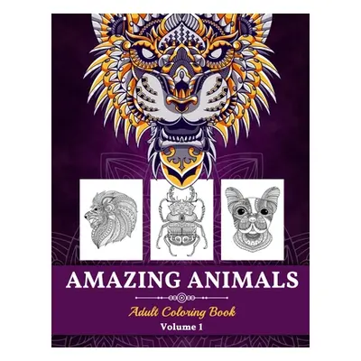 "Amazing Animals Adult Coloring Book" - "" ("Tonnbay")(Paperback)