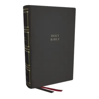 "Nkjv, Compact Center-Column Reference Bible, Leathersoft, Gray, Red Letter, Comfort Print" - ""