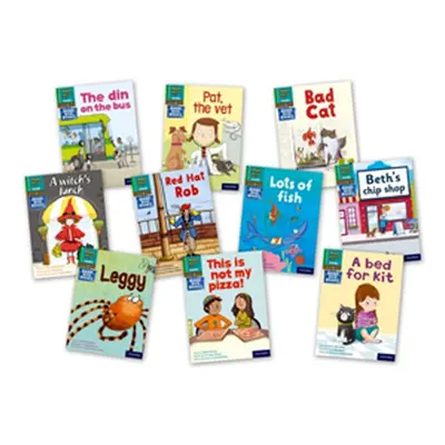 "Read Write Inc. Phonics Book Bag Books: Green Set 1 Storybooks Mixed Pack of 10" - "" ("Bradbur