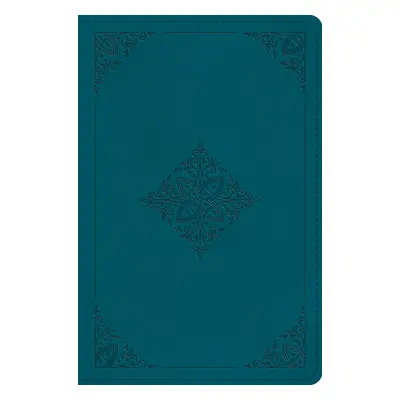 "ESV Compact Bible (Trutone, Deep Teal, Fleur-De-Lis Design)" - "" ("")(Imitation Leather)