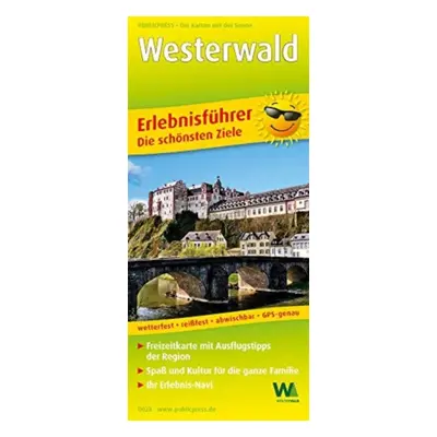 "Westerwald, adventure guide and map 1:130,000" - "" ("")(Sheet map, folded)